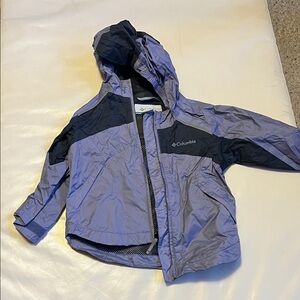 Columbia Kids' Purple and Black Raincoat